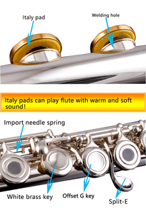 <span class=keywords><strong>Flauta</strong></span> Baja de Cuproníquel y Latón, Producción OEM de Fábrica China, Precio Económico, en Venta - Product Image 4