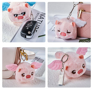 Promotionele Speelgoed Nieuw Ontwerp Spot Hot Style Schattig Vliegend Varken Pluche Hangertje Tas Sleutelhanger Op Maat Kawaii Pluche Knuffeldier Speelgoed - Product Image 4