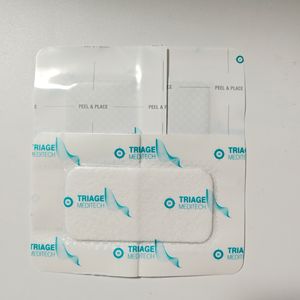 Apósito de espuma de PU y silicona con plata, impermeable, antibacteriano, de alta calidad, para protección de heridas y recuperación postoperatoria. - Product Image 1