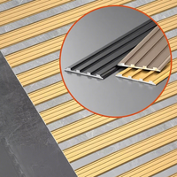 Bandes antidérapantes épaissies en alliage d'aluminium de 30 mm pour escaliers extérieurs, marches plates, bordures de marches, garde-angles linéaires inclinés et garnitures
