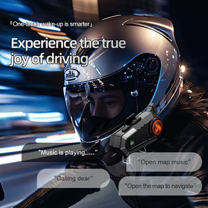 Intercomunicador Bluetooth para casco de motocicleta C9 para motocicletas Touring | Auriculares de bicicleta de conductor y <span class=keywords><strong>pasajero</strong></span> de comunicación en tiempo real de 500m - Product Image 6