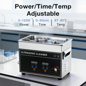 Nouveau <span class=keywords><strong>produit</strong></span> Nettoyeur ultrasonique professionnel 3,2 L avec minuterie numérique et chauffage pour laboratoire, bijoux, industrie, prix d'usine - Product Image 6