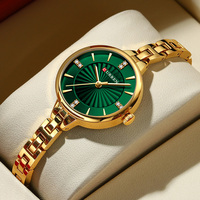 Jam Tangan Wanita Quartz Curren 9097L 9097 Elegan Mewah Klasik Fashion Tahan Air untuk Wanita dan Remaja Putri