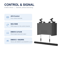Treuil cinétique DMX 750W avec moteur servo, capacité de levage de 12 m, charge de 20/30 kg avec éclairage cinétique