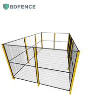 Barrière robotique résistante aux produits chimiques, maille anti-acides et anti-alcalis pour les zones robotiques des usines pharmaceutiques et chimiques, clôtures robotiques