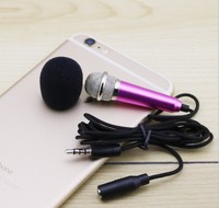 Microphone à condensateur SM-IP20 pour smartphones, ordinateur, USB, portable, mini, omnidirectionnel, léger, pour chanter, faire de la musique