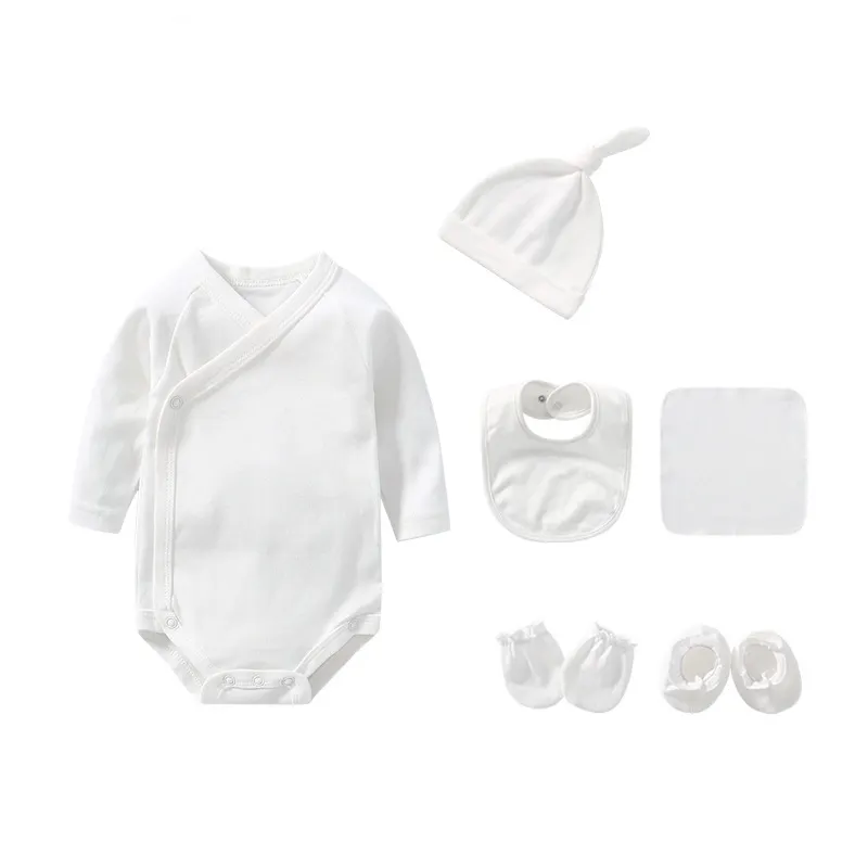 Romper Kleding Onesie Sokken Doek Speeksel Handdoek Vuile Kleur Jongen Meisje Cadeau Baby Peuter Pasgeboren Baby Cadeau Set