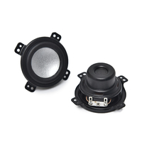 Unit Speaker Karet Tepi Magnet Internal 48mm Bulat 4 Sudut Chamfer 18 Core 4Ohm 10W IPX7 Tahan Air untuk Audio DIY