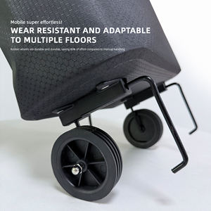 आउटडोर यात्रा और पिकनिक के लिए पहियों के साथ tpu वाटरप्रूफ तह कैंटर ट्रॉली बैग पोर्टेबल हैंड पुल कार्ट - Product Image 5