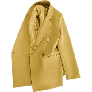 Blazer de Mujer Estilo Coreano de Moda Primavera-Otoño 2025, Chaqueta de Traje Pequeña con Estilo Urbano en Colores Pastel - Product Image 4