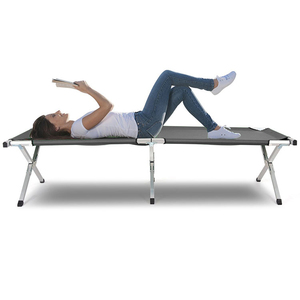 Nhà máy trực tiếp ngoài trời Trọng lượng nhẹ gấp di động không thấm nước bền dành cho người lớn duy nhất thuộc da hồ bơi bãi biển Ngủ Cắm Trại giường cot - Product Image 3