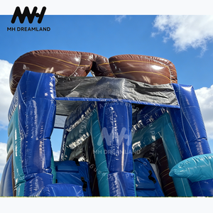 Château gonflable et toboggan aquatique combinés, carnaval d'été, maison de rebond, lunettes de soleil, aire de jeux gonflable <span class=keywords><strong>à</strong></span> <span class=keywords><strong>vendre</strong></span> - Product Image 6
