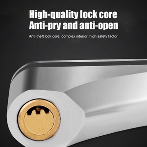 Accessori bici Del Motorino del Motociclo DiscBrake Motore Serratura Della Bicicletta Anti-furto di Blocco Freno A Disco Ruota impermeabile serratura della bicicletta - Product Image 4