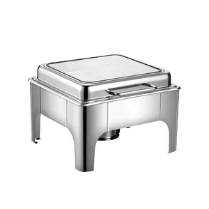 Premium Stainless Steel Chafing Dish Buffet Warmer Hotel-Grade <strong>Food</strong> <strong>Server</strong> for Catering Parties &amp; Events Reusable Buffet Stove - Product Image 1
