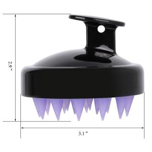 Nuevo cepillo de silicona redondo para baño a $0.15 / Cepillo para masaje del cuero cabelludo y desenredante para cabello seco - Product Image 3
