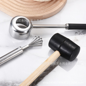 ที่เปิดมะพร้าว สแตนเลส ค้อนทุบมะพร้าว เครื่องมือในครัวเรือนสำหรับเปิดเปลือกมะพร้าวและแยกเนื้อมะพร้าว - Product Image 2