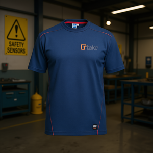 Ttake T-shirt à manches courtes bleu 4XL Vêtements de travail - Product Image 3