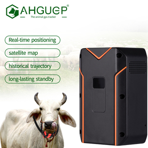 Marchio AHGUEP Smart Farm Locator Tracker impermeabile GPS mucca 10000mah Long Standby <span class=keywords><strong>Android</strong></span> 4G rete GSM monitoraggio del bestiame animale - Product Image 1