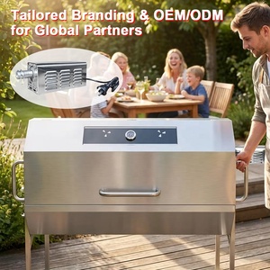 Motor para Asador de Carne, de Alta Resistencia y Alto Torque, con Capacidad de Carga de 100 kg, de Acero Inoxidable, Eléctrico, para Asar Cordero <span class=keywords><strong>Entero</strong></span> y <span class=keywords><strong>Cerdo</strong></span> Asado - Product Image 4