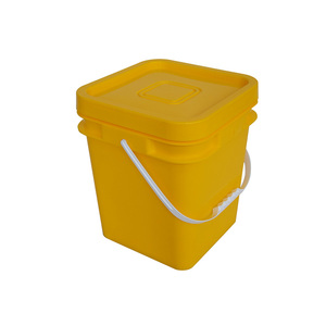 Robuuste, voedselveilige, duurzame, witte, stapelbare kunststof emmers voor gefrituurde kip en melk, met luchtdichte deksel - Product Image 6