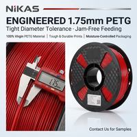 Filament d'impression 3D PETG en gros 1,75 mm, bobine en plastique vierge anti-emmêlement, haute résistance, pour pièces d'ingénierie d'imprimante FDM, en vrac