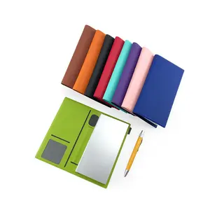 PU Leder Journal Hardcover Personal isierte Agenda Notizbuch Mit Stift halter Business Geschenk