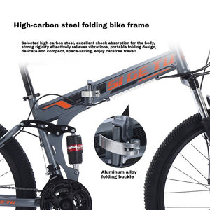 <span class=keywords><strong>Oferta</strong></span> especial <span class=keywords><strong>en</strong></span> cuadro de bicicleta de montaña plegable de acero al carbono, 21 velocidades, frenos de disco, precio al por mayor - Product Image 4