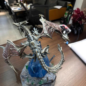 <span class=keywords><strong>World</strong></span> <span class=keywords><strong>of</strong></span> Warcraft รูปปั้นหุ่นปีกน้ำค้างแข็งรูปมังกรกระดูกเรืองแสงของขวัญเครื่องประดับ - Product Image 5