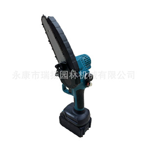 Mini tronçonneuse à batterie 12V, portable, pour l'élagage des arbres en extérieur, avec étui et chargeur - Product Image 5