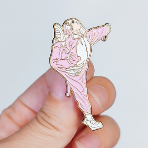 Nouvelle conception, magnifique épinglette sexy en forme de personnage de dessin animé, avec <span class=keywords><strong>phrase</strong></span> motivante originale, pour veste en jean, sac à dos, personnalisable - Product Image 3