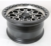 Geruida S3-00027 18-24 Llantas Forjadas Personalizadas Negro Mate con Borde Mecanizado y Diseño de Malla Profunda, Estándar DOT para Jeep Wrangler, 6 Años de Garantía