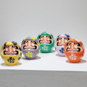 ลวดลายเฉพาะตัว ดารุมะแบบดั้งเดิมของญี่ปุ่น งานฝีมือศิลปะยอดนิยม วัสดุอุปกรณ์งานฝีมือขายส่งสำหรับผู้ใหญ่ - Product Image 1