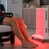 Appareil de luminothérapie LED infrarouge RedDot avec prise américaine, télécommande, design ultra-fin, soulagement de la douleur pour la maison
