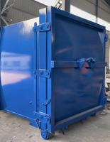 Compacteur de déchets mobile 20 m³ à usage industriel avec système PLC, machine de traitement des déchets, compresseur de déchets, conteneur à déchets