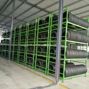 Warehouse And Garage Storage Solution Stacking Rack For Tire Storage Premium Product Type Stacking Racks Shelves