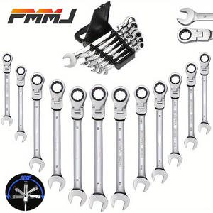 Llave de Trinquete Universal de Doble Uso de 72 Dientes, Diseño de Boca Abierta de 21 mm con Cabeza Ajustable, Uso Rápido y sin Esfuerzo, Embalaje en Caja - Product Image 5