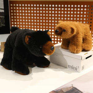 2025 nouveau cadeau d'animal en peluche d'<span class=keywords><strong>ours</strong></span> simulé personnalisé pour les enfants noir, marron, polaire - Product Image 6