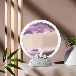 ภาพวาดทรายควิ้กซ์ 3 มิติตกแต่งบ้านภาพวาดสมัยใหม่ USB ทรายเคลื่อนที่นาฬิกาทรายขนาดเล็ก LED ไฟกลางคืน - Product Image 6