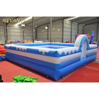 Piscine à mousse gonflable géante pour événements extérieurs, idéale pour les fêtes et la location pour enfants et adultes