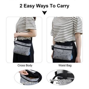 Easy Carrying Outdoor Pet <b>Dog</b> <b>Treat</b> <b>Training</b> Pouch Waste <b>Bag</b> with Poop <b>Bag</b> Dispenser, Removable Inner Pocket and Shoulder Strap - Product Image 2