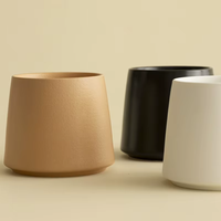 Ensemble de tasses en céramique multicolores mates, style moderne minimaliste, pour la maison, le bureau et la vaisselle quotidienne