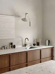 Gabinetes de Pared Estrechos de MDF con Diseño Rústico y Alacena de Estilo Moderno para el Hogar, Isla de Cocina Pequeña Personalizada - Product Image 2