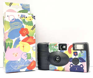 Party Favors 27 Foto Disposable Fixed Focus Film Kustom Kamera Sekali Pakai dengan Flash - Product Image 2