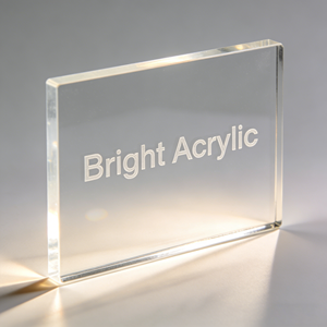 MingLiang Feuilles acryliques translucides La lumière LED en plastique recyclable couvre la résistance aux chocs élevée de coupe personnalisée (5mm 3mm) - Product Image 1