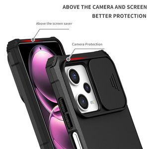 Funda a prueba de golpes para Xiaomi Redmi 10 A1 <span class=keywords><strong>A2</strong></span> A3 / Note 13 12 11 Pro / Note 10S 11SE funda protectora de lente de cámara deslizante - Product Image 2