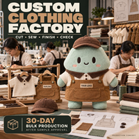 Vêtements de poupée personnalisés pour poupées articulées, poupées en peluche en coton, figurines robotiques, vêtements de poupée de différentes formes, service OEM personnalisé