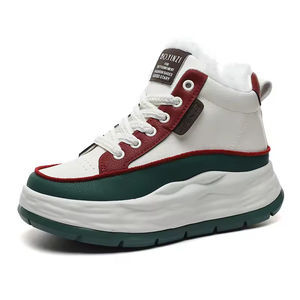 Botas de Invierno 2026 para Mujer, Impermeables, de Algodón, con Borlas, con Cordones, Forradas de Terciopelo, Cálidas, con Combinación de Colores, Deportivas, para Estudiantes - Product Image 2