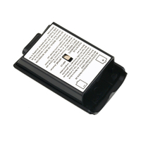 Housse de batterie de remplacement pour manette Xbox 360, noire et blanche, 2 pièces, pour contrôleur sans fil de jeu Xbox 360