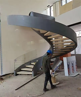 Escalier en colimaçon extérieur à livraison rapide, qualité supérieure pour maison et villa, usage résidentiel