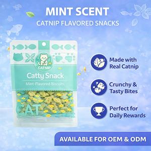 Mint Tuna Chicken Flavor Cat Snack Natural Ingredients High Protein Healthy <b>Treat</b> for Cats Wholesale OEM - Product Image 4